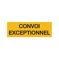 Convoi Exceptionnel 1200 X 400mm